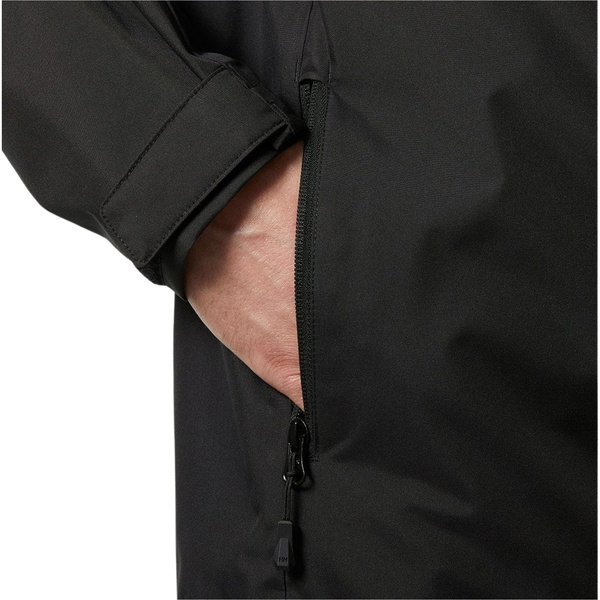 2026 Helly Hansen Hommes Crew Veste De Voile à Capuche 2.0 34443 - Black